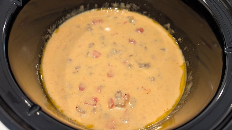 Ground Beef Cheese Dip
